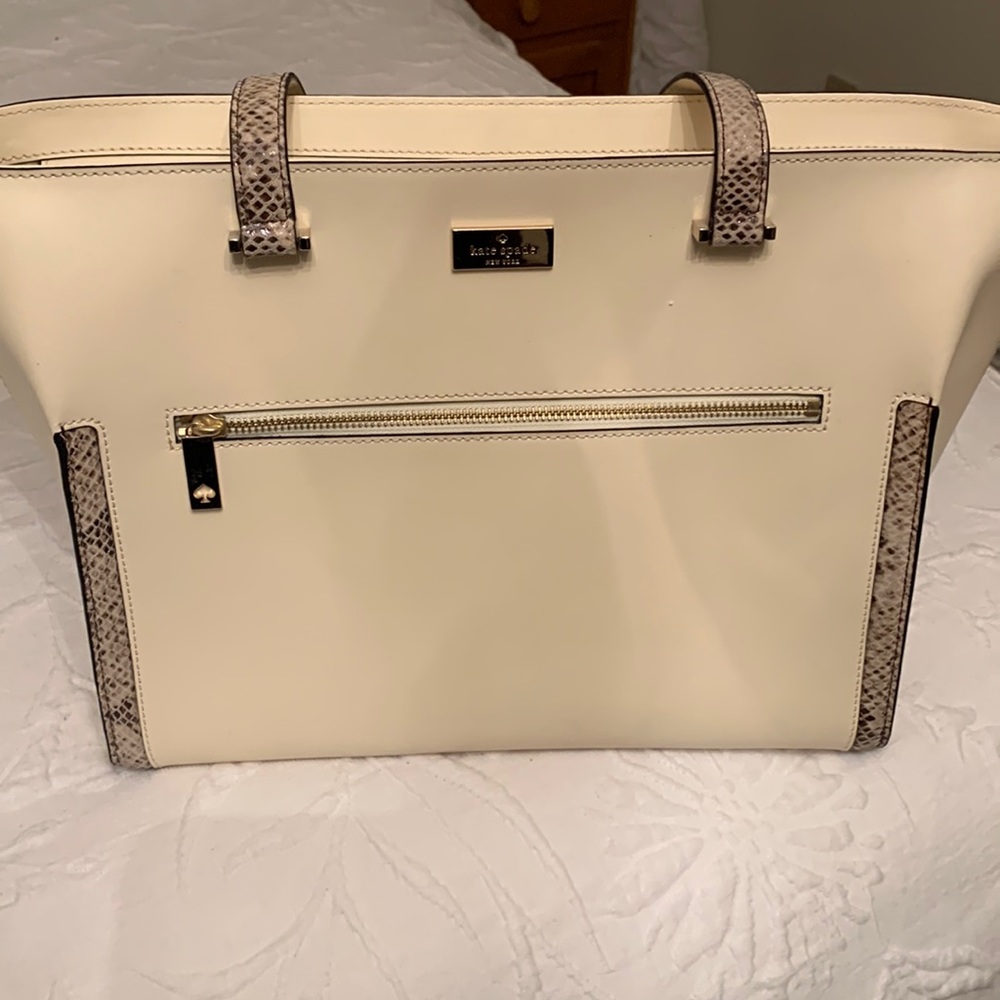 Kate Spade. Cream tote bag. Nwt